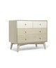Coxley - Natural White 3 Piece Cotbed Set with Dresser Changer & Wardrobe image number 8